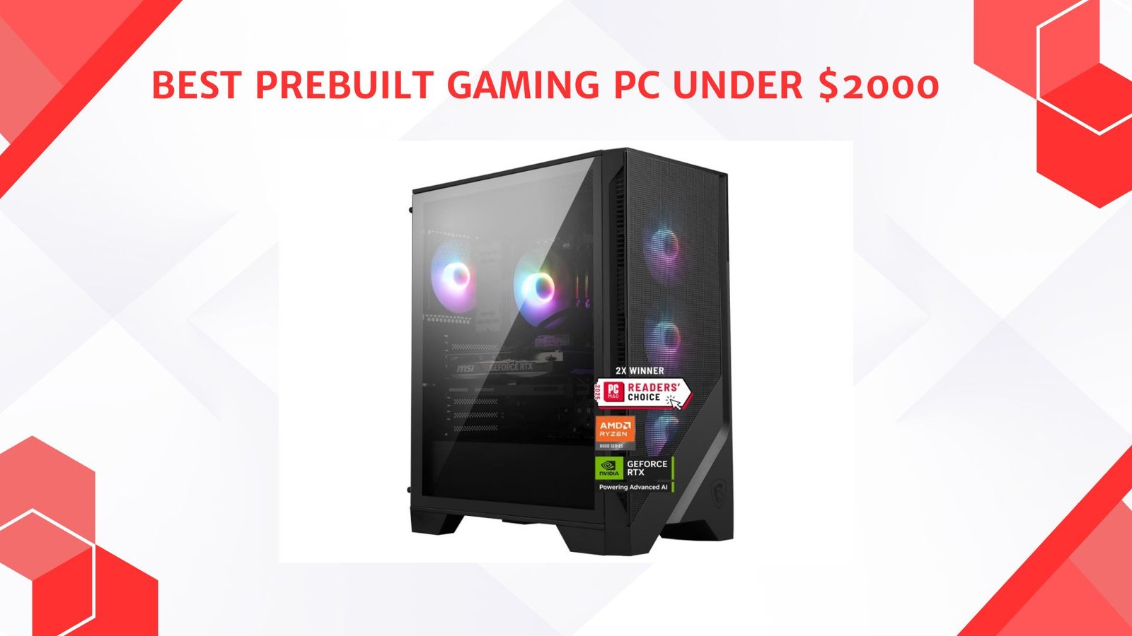 Best Prebuilt Gaming PC Under 2000