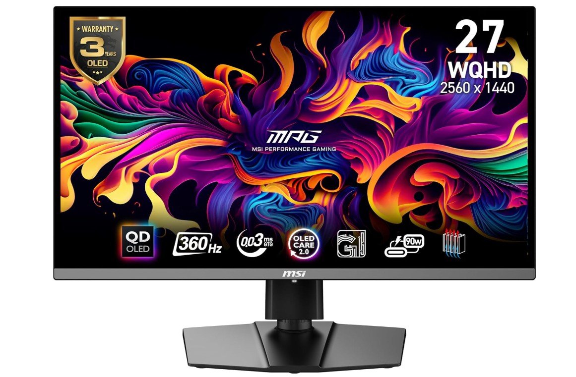 MSI MPG 271QRX QD-OLED, 27 OLED Gaming Monitor