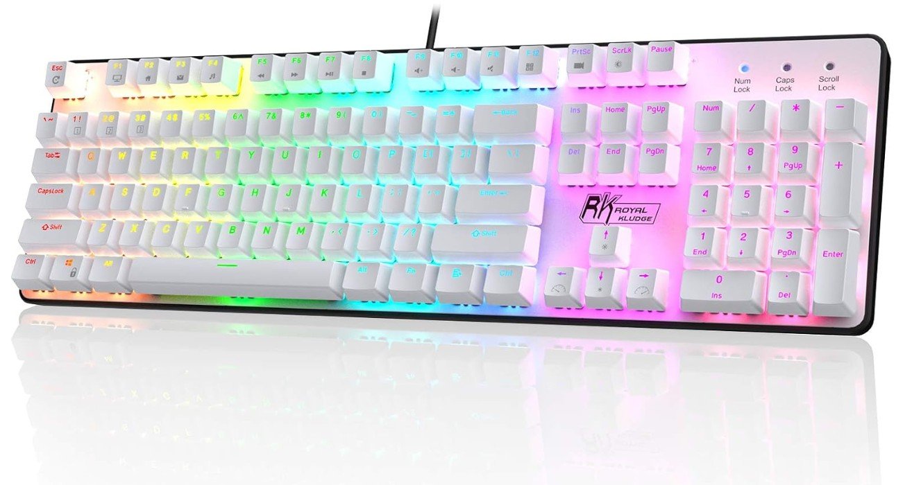 RK ROYAL KLUDGE RK920 Full Size Mechanical Keyboard