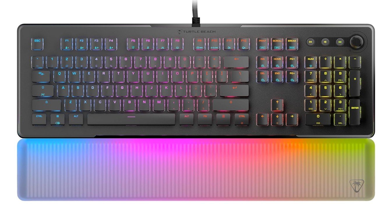 Turtle Beach Vulcan II Max – Optical-Mechanical PC Gaming Keyboard