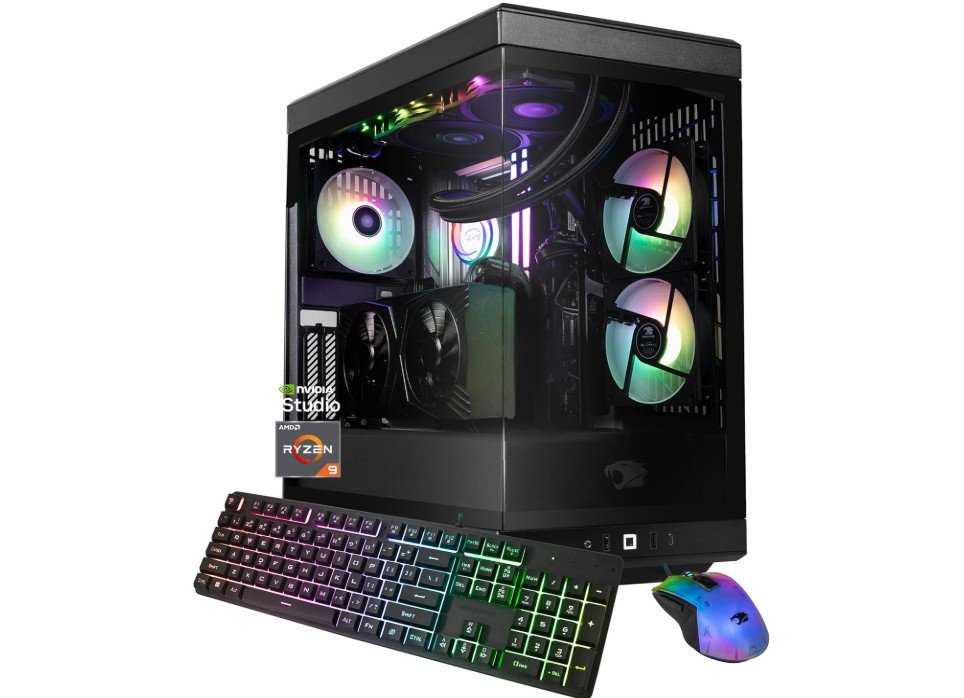 iBUYPOWER Y40 PRO Black Gaming PC Desktop Computer