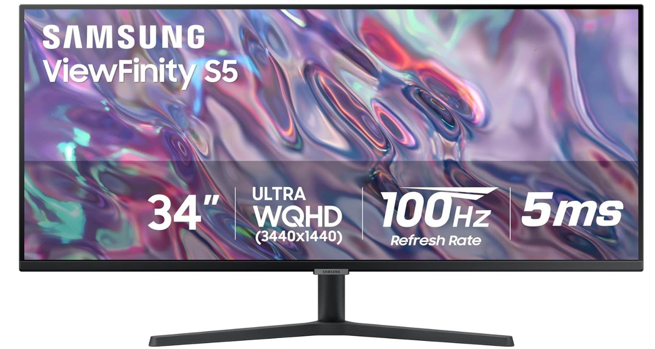 SAMSUNG 34 inch ViewFinity S50GC Series Ultra-WQHD Monitor