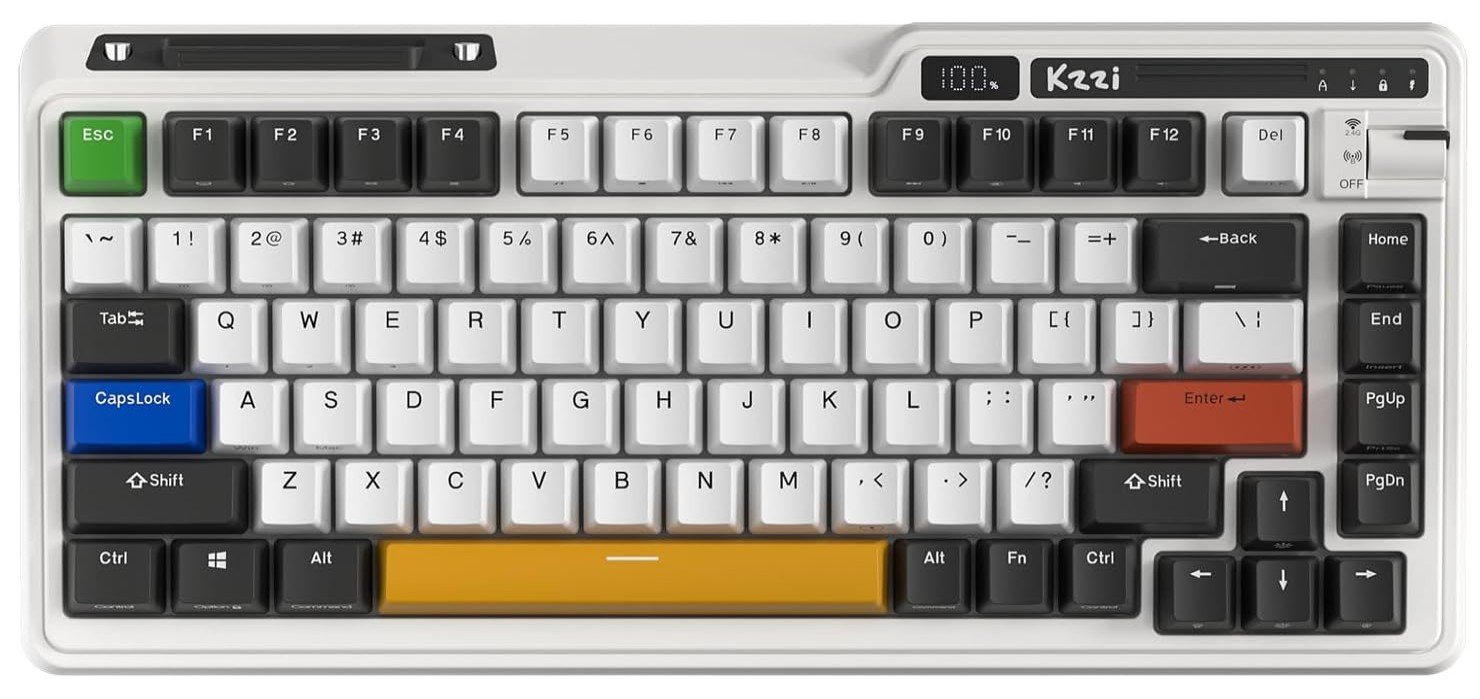 KZZI K75 PRO RGB 75% Wireless Gasket Mechanical Keyboard