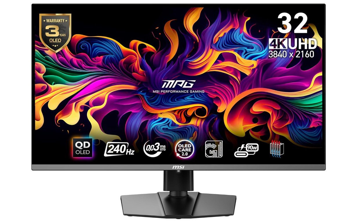msi MPG 321URX QD-OLED Gaming Monitor