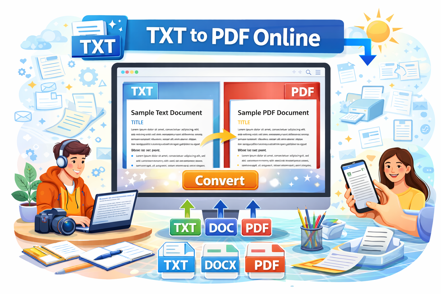 Text to Pdf online