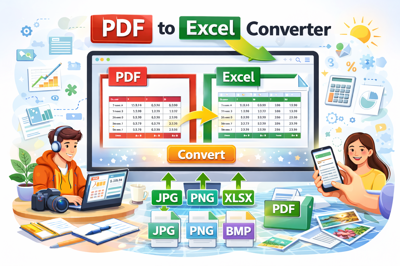 PDF to Excel