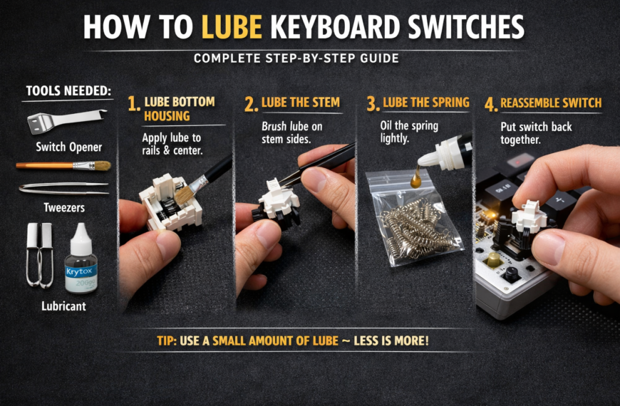 How to Lube Keyboard Switches
