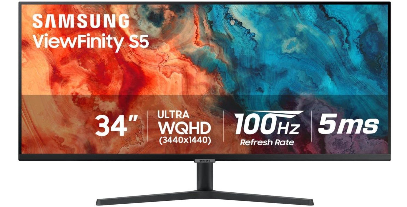 Samsung 34 inch ViewFinity S50GC Series Ultrawide QHD Monitor