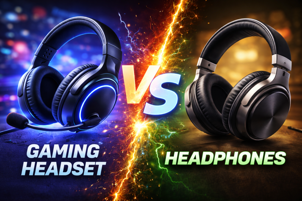 Gaming headset vs headphones